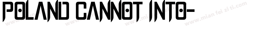 Poland Cannot Into字体转换